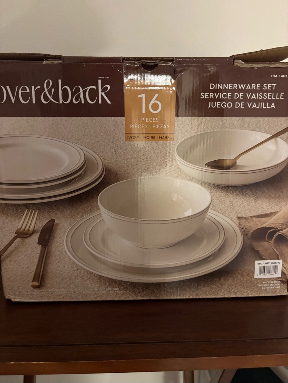 Ivory 16-Piece Dinnerware Set